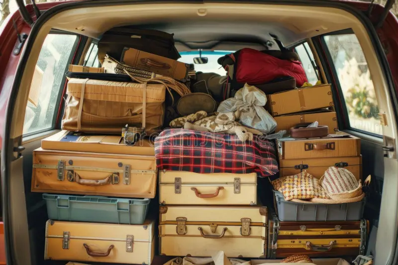   Taxi Bruxelles avec plusieurs valises 